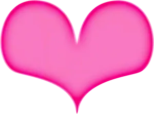 Vibrant_ Pink_ Heart_ Graphic PNG Image