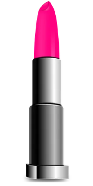 Vibrant Pink Lipstick Product PNG Image