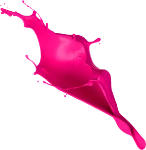 Vibrant_ Pink_ Paint_ Splash PNG Image