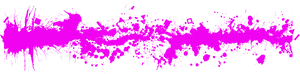 Pink Horizontal Splatter - Splatter Horizontal, HD Png Download PNG