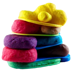 Vibrant Playdough Colors Png Oqq PNG Image