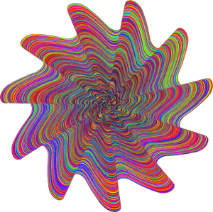 Psychedelic Starfish - Psychedelic Png, Transparent PNG with transparent background
