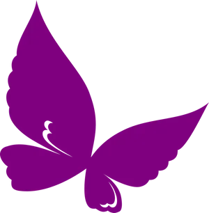 Vibrant Purple Butterfly Graphic PNG Image