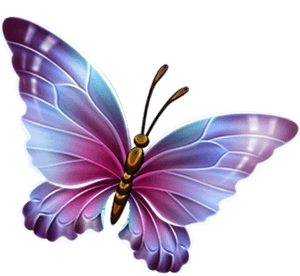 Vibrant Purple Butterfly Illustration PNG image with transparent background