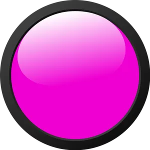 Vibrant Purple Button Graphic PNG Image