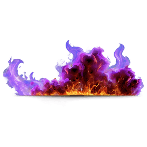 Vibrant Purple Fire PNG 06252024 PNG with transparent background