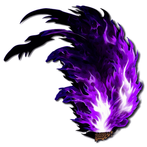 Vibrant Purple Fire PNG 84 PNG with transparent background