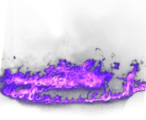 Vibrant Purple Flames PNG Image