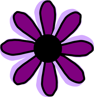Free Purple Flower Clipart - Flowers Purple Clipart, HD Png Download PNG image with transparent background