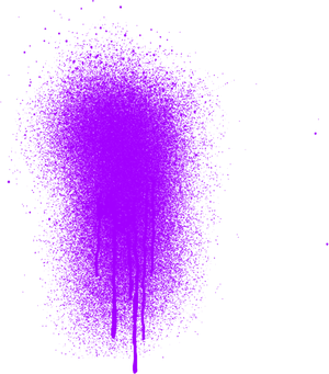 Vibrant Purple Spray Paint Drip PNG Image