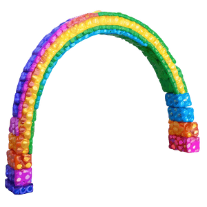 Vibrant Rainbow Arch PNG lse PNG image with transparent background