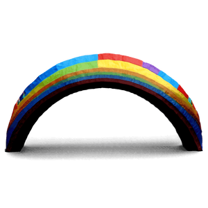 Vibrant Rainbow Arch PNG mbn PNG image with transparent background