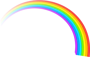 Vibrant Rainbow Arch PNG Image