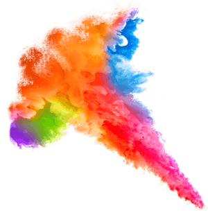 Watercolor Colorsplash Colorful Ink Rainbow Starlight - Png Hd Smoking Color, Transparent Png PNG image with transparent background