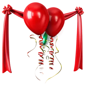 Vibrant Red Balloons Png Mte13 PNG Image