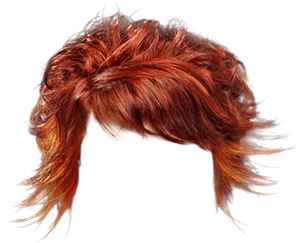 Curly Red Hair Png, Transparent Png PNG image with transparent background