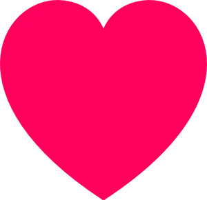 Vibrant Red Heart Icon PNG Image