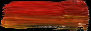 Vibrant Red Paint Brush Stroke PNG