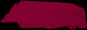 Vibrant Red Paint Stroke PNG