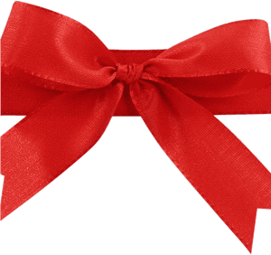 Gift Ribbon Png Image - Transparent Background Red Christmas Bow Png, Png Download PNG image with transparent background