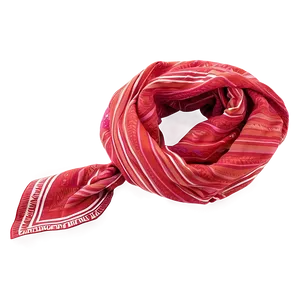 Vibrant Red Scarf Png 06252024 PNG Image