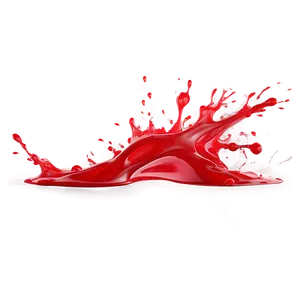 Vibrant Red Splash Design Png Bus PNG Image