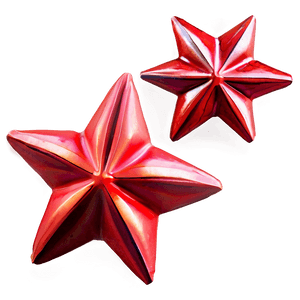 Vibrant Red Star PNG 05232024 PNG