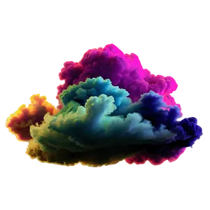 Vibrant Smoke Cloud Png 15 PNG Image