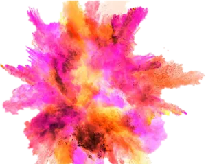 Vibrant_ Smoke_ Explosion_ Effect PNG Image