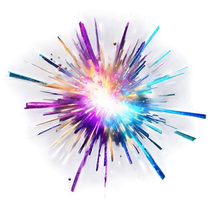 Vibrant Stardust Explosion Png Hdc14 PNG Image