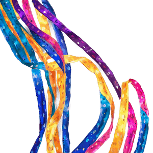 Vibrant Streamers PNG 05212024 PNG image with transparent background