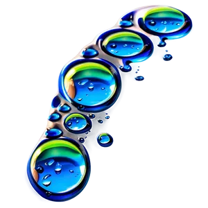 Vibrant Water Drops Image Png Oke11 PNG Image