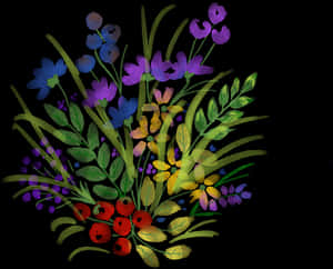 Watercolour Flower, Spring, Watercolor, Floral, Bouquet - Watercolor Wildflower Bouquet Png, Transparent Png PNG image with transparent background