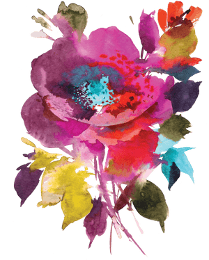 Watercolor One Flower Tattoo Designs, HD Png Download PNG with transparent background
