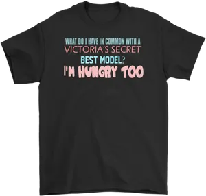 Victoria Secret Model Humor T Shirt PNG Image