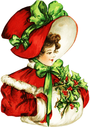 Png Victorian Woman Clipart - Clip Art Victorian Christmas, Transparent Png PNG with transparent background