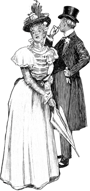 Transparent Victorian Woman Png - Victorian Man And Woman Png, Png Download PNG with transparent background