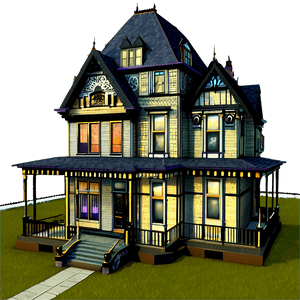 Victorian Houses PNG 05252024 PNG image with transparent background