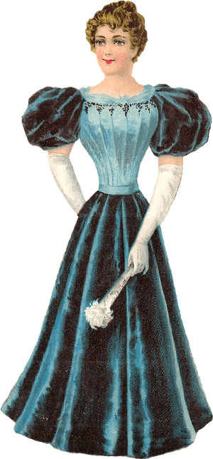 Victorian Woman Clipart , Png Download - Victorian Era Women Dresses, Transparent Png PNG with transparent background