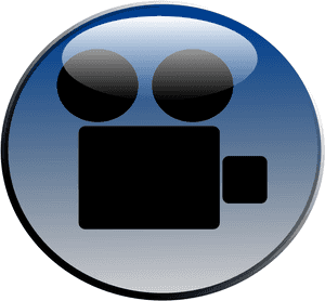Video Camera Glossy Icon Clip Art - Animated Video Camera Png, Transparent Png PNG with transparent background