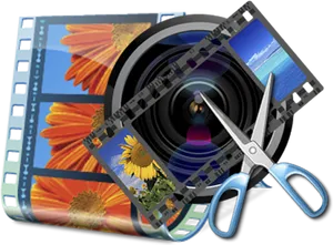 Video Editing Concepts Illustration PNG Image