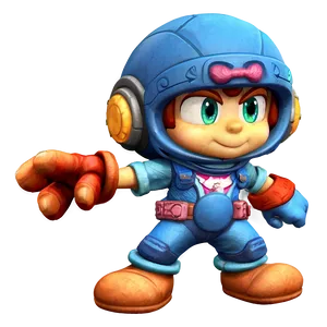 Video Game Inspired Cartoon Character Png 80 PNG Image