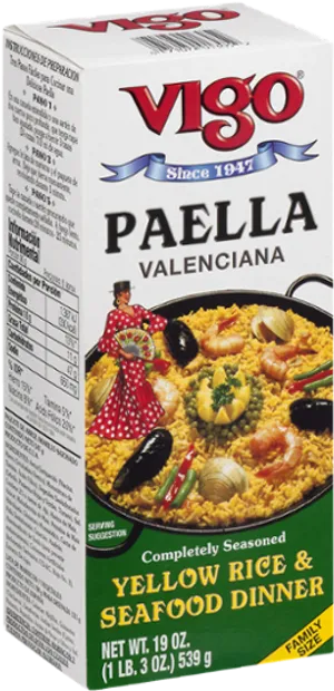 Vigo Paella Valenciana Box PNG Image