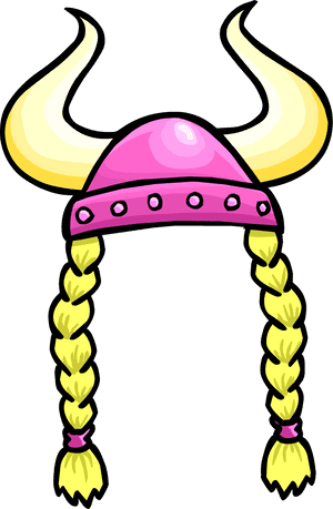 Blonde Hair With Braid Clip Art Images Gallery - Female Viking Helmet Clipart, HD Png Download PNG image with transparent background