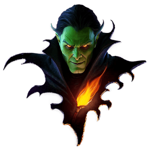 Villain in Flames PNG svk PNG