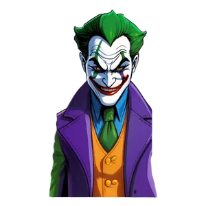 Villainous Joker Grin Png Dtw32 PNG Image