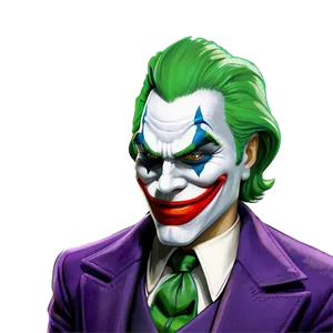 Villainous Joker Grin Png Ygf PNG Image