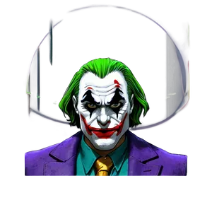 Villainous Joker Look Png Knu PNG Image