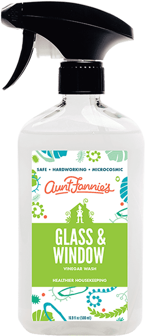 Vinegar Based Glass Cleaner Spray Bottle PNG with transparent background