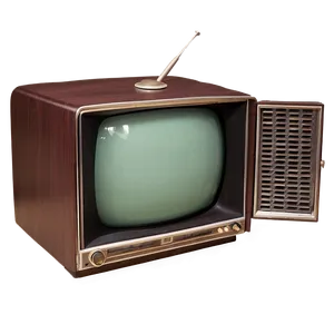 Vintage 1950s Television Set Png 68 PNG Image